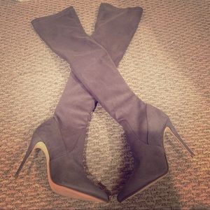 Dade Dark Grey 4inch high heel